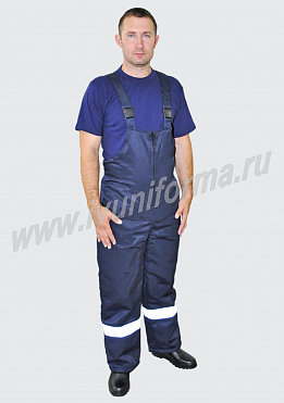 Полукомбинезон рабочий мужской арт. Р-05-145-ГР