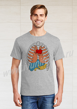 Футболка мужская с принтом арт. М-14-08-ТР